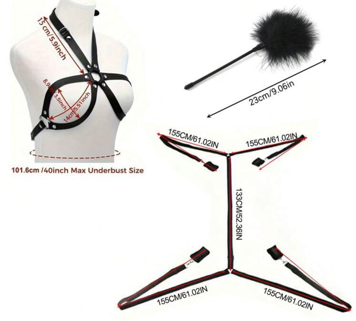 Kit com 3 itens