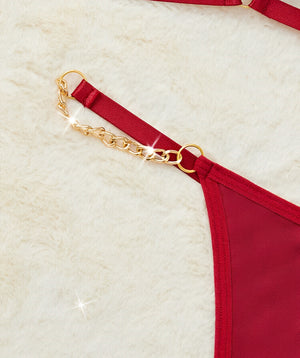Lingerie Corações Vermelhos – Irresistível e lúdica como um presente apaixonado