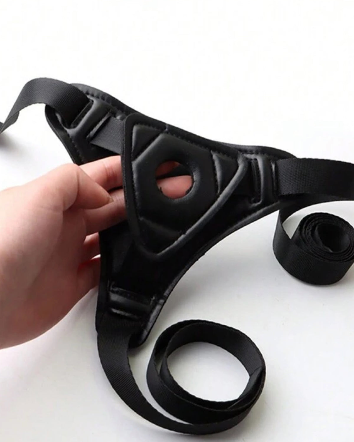 Kit de Dominação Dupla com Plug de Cauda + Cinta com membro realístico