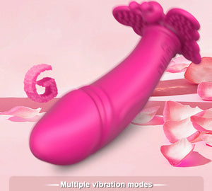 Vibrador Borboleta Vestível com Estimulador  - 10 Modos de Vibração