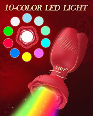Plug Vibrador Rosa 360° com Controle Remoto - Estímulo Profundo, Rotação Envolvente e Elegância Incomparável