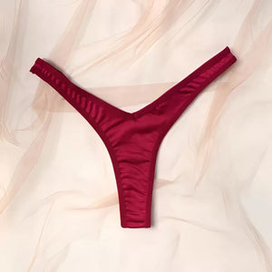 Calcinha Fio Dental Feminina em Spandex - P ao GG