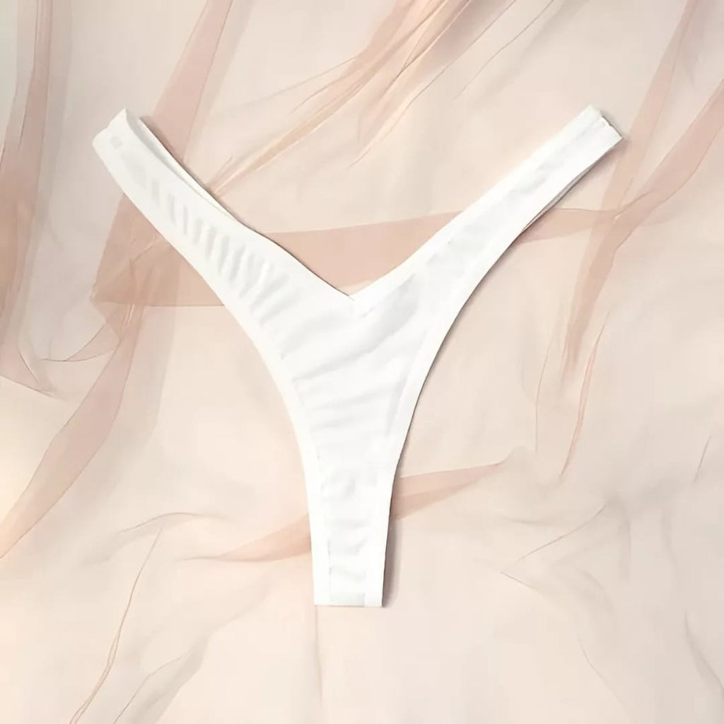 Calcinha Fio Dental Feminina em Spandex - P ao GG