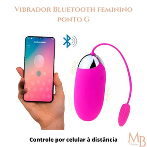 Vibrador Bluetooth Feminino com controle por celular à distância