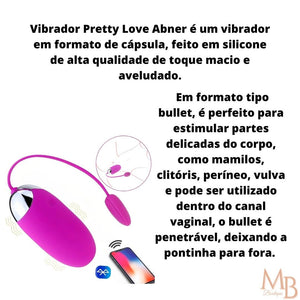 Vibrador Bluetooth Feminino com controle por celular à distância com 12 modos de vibração