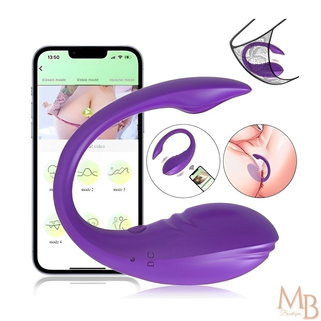 Vibrador com Controle por Aplicativo e 9 Níveis de Vibração