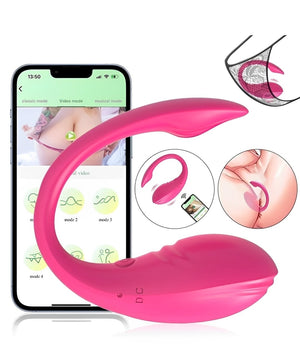 Vibrador com Controle por Aplicativo e 9 Níveis de Vibração