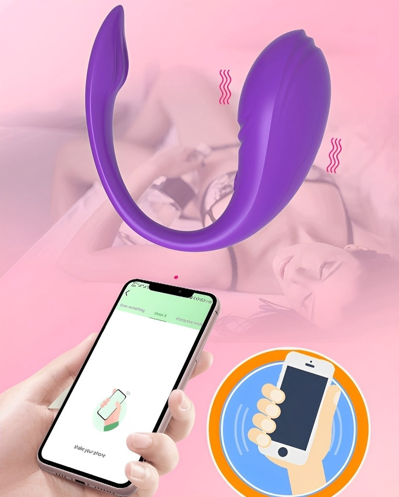 Vibrador com Controle por Aplicativo e 9 Níveis de Vibração
