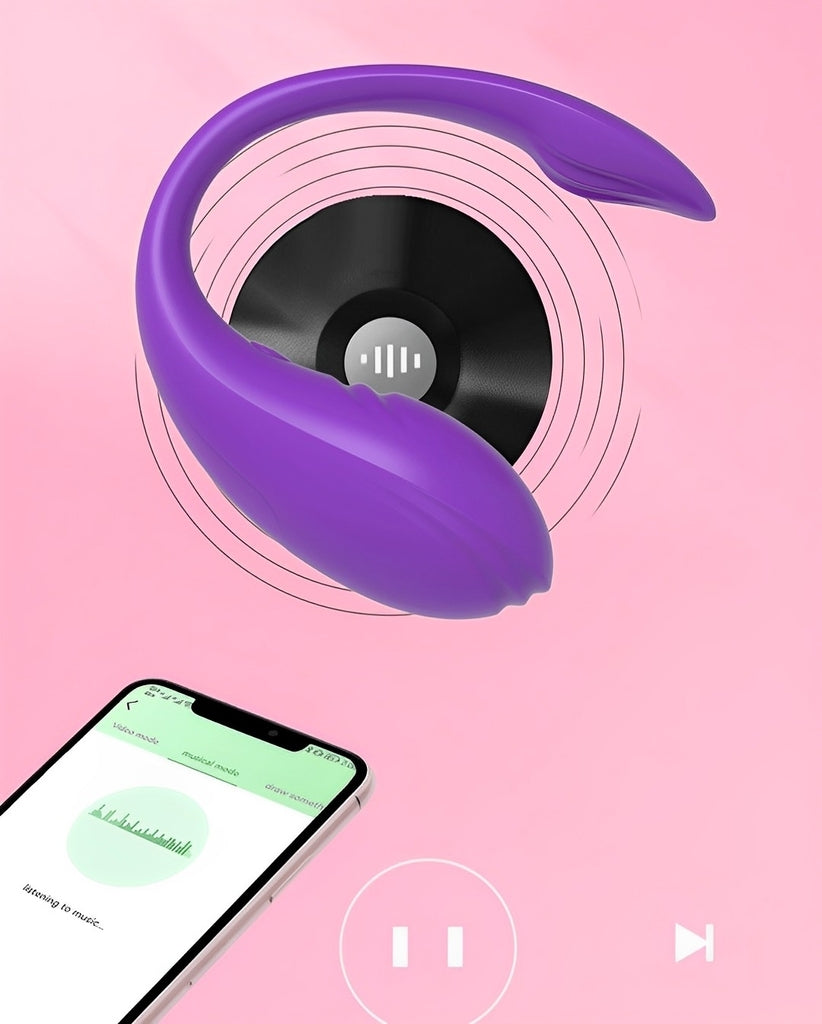 Vibrador com Controle por Aplicativo e 9 Níveis de Vibração