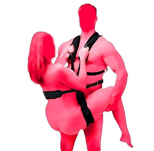 Cinta Erótica para Posições Sexuais - Suporte BDSM com Alças Ajustáveis para Casais