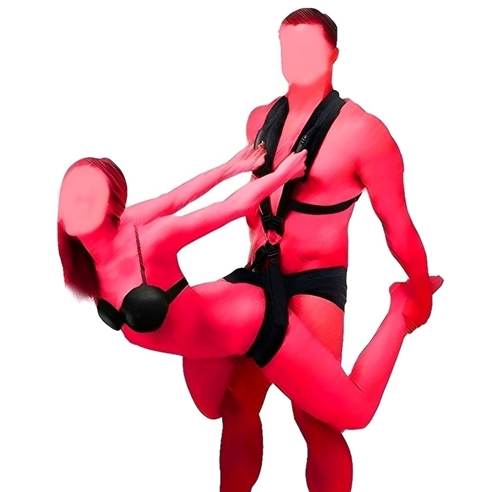 Cinta Erótica para Posições Sexuais - Suporte BDSM com Alças Ajustáveis para Casais