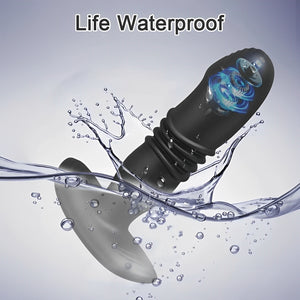Vibrador com 10 modos de vibração (com controle remoto e pelo celular por aplicativo)