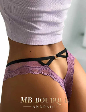 Calcinha com detalhe em coração