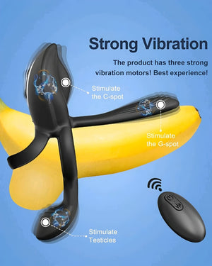 Anel Peniano Vibratório com Controle Remoto