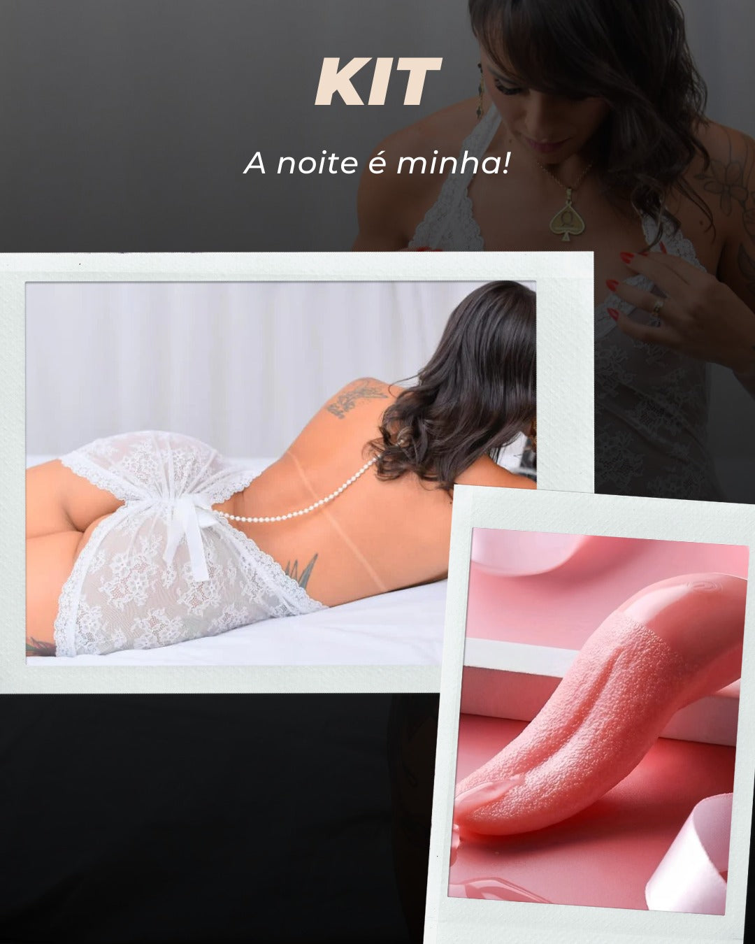 Kit Camisola Branca e Estimulador