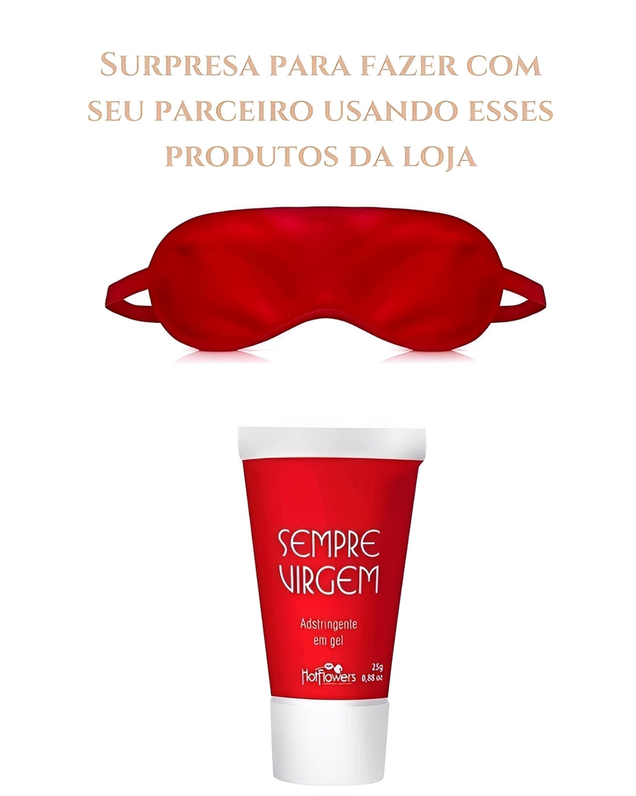 Kit Gel Sempre Virgem e Venda Vermelha