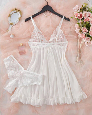 Camisola em Renda e Tule - Conforto e Sensualidade na Medida Certa
