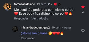 Body Daiane com luvas - Fetiche, Sensualidade e Elegância em uma Só Peça