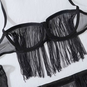 Conjunto com Franja - Atitude e Movimento em Cada Detalhe - com luvas e meias