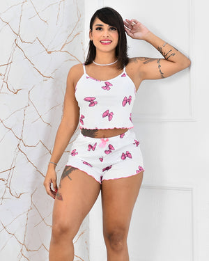 BabyDoll Laços Rosas - Fofo, Feminino e Extremamente Confortável