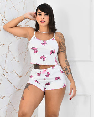 BabyDoll Laços Rosas - Fofo, Feminino e Extremamente Confortável