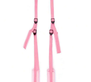 Tiras ajustáveis cor-de-rosa