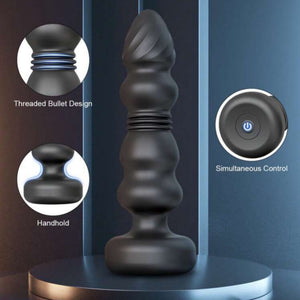 Plug Vibratório Telescópico com Movimento de Impulso