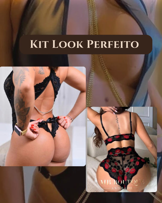 Body Preto com Renda e Strass Removível