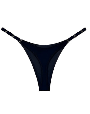 Kit Luxury Encanto - Camisola Transparente com Calcinha Fio Dental Rosa Pink