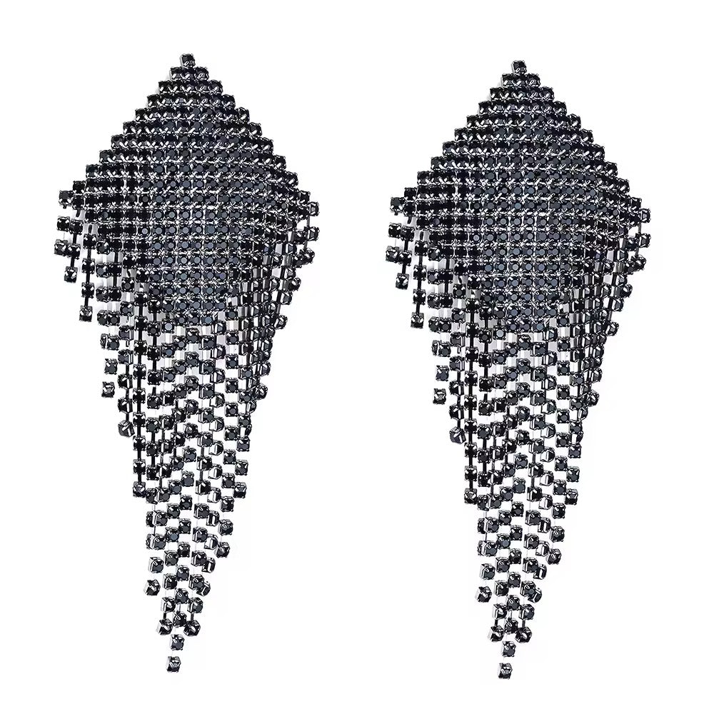 Tapa-Seios Gota de Cristal com Corpo de Strass - Luxo Máximo e Impacto Visual