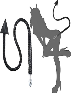 Kit Cena Proibida - Body Dominatrix + Chicote com Plug