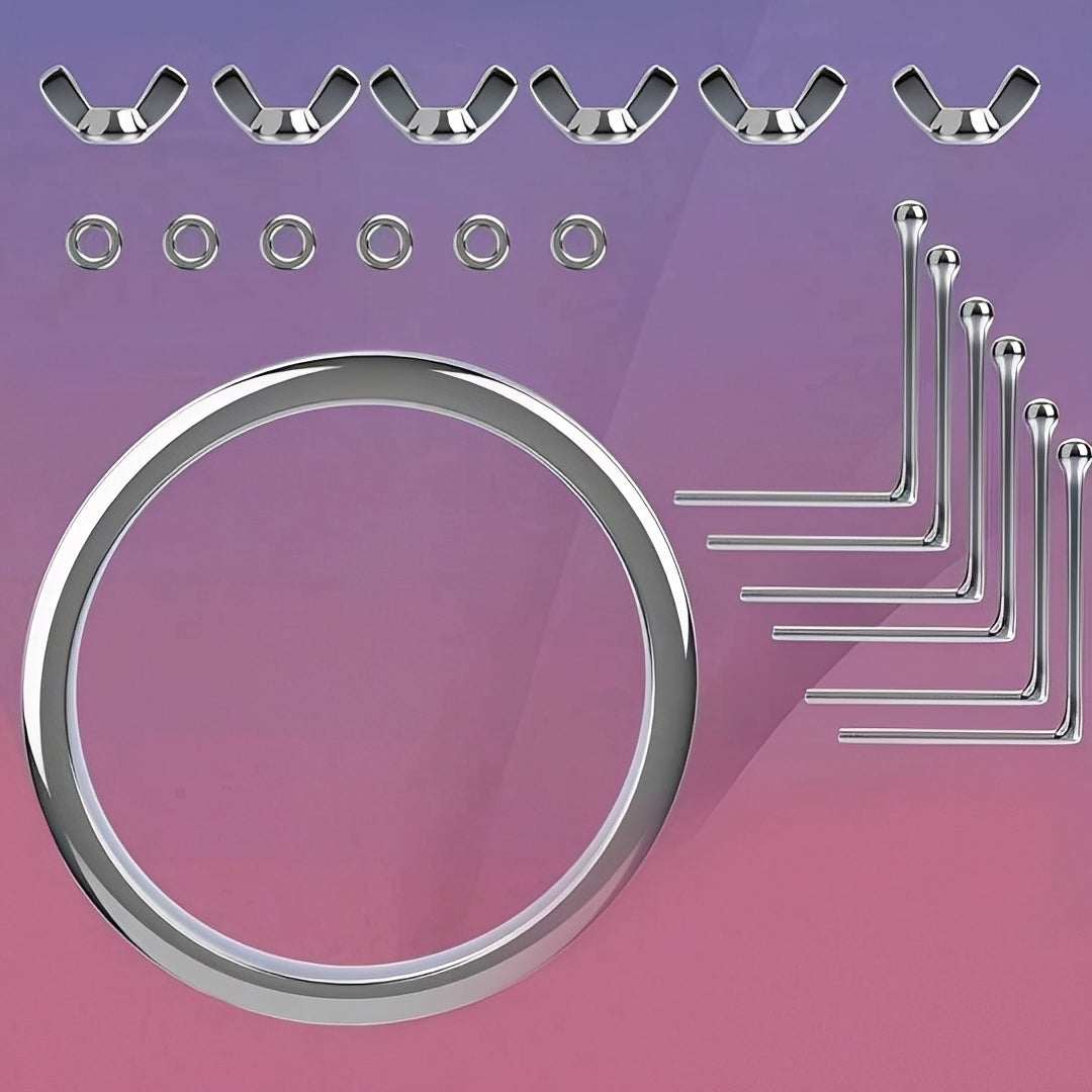 Dilatador Anal e Vaginal Ajustável em Aço Inoxidável - Expansor BDSM de Metal