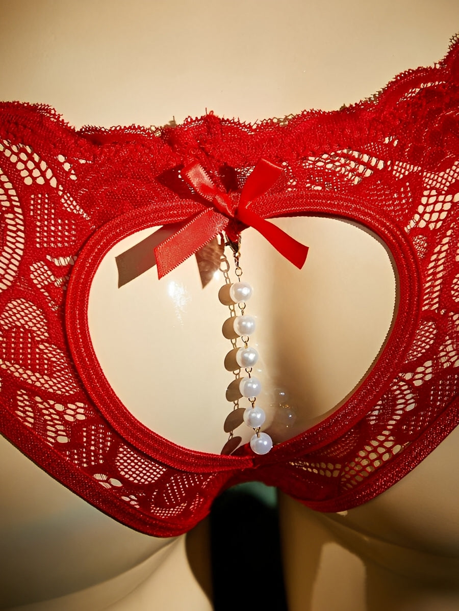 Calcinha de Renda com Coração e Pérolas — MB Andrade Boutique — foto 4