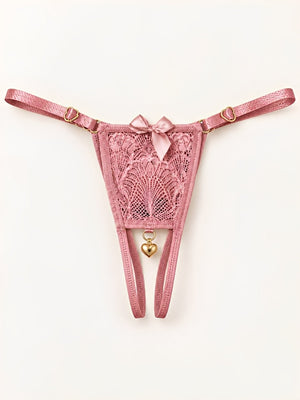 Kit 3 Calcinhas de Renda com Abertura e Coração Flechado — MB Andrade Boutique — foto 5