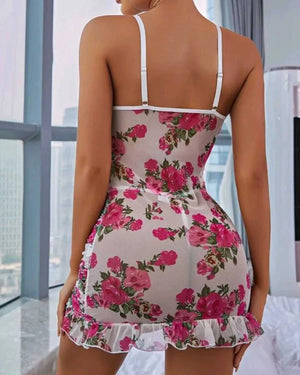 Camisola transparente com calcinha