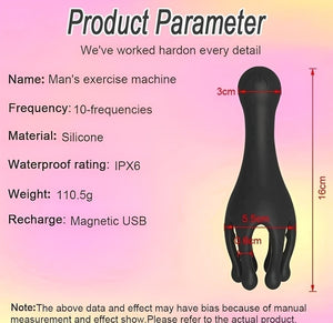 Vibrador masculino e estimulador de glândulas