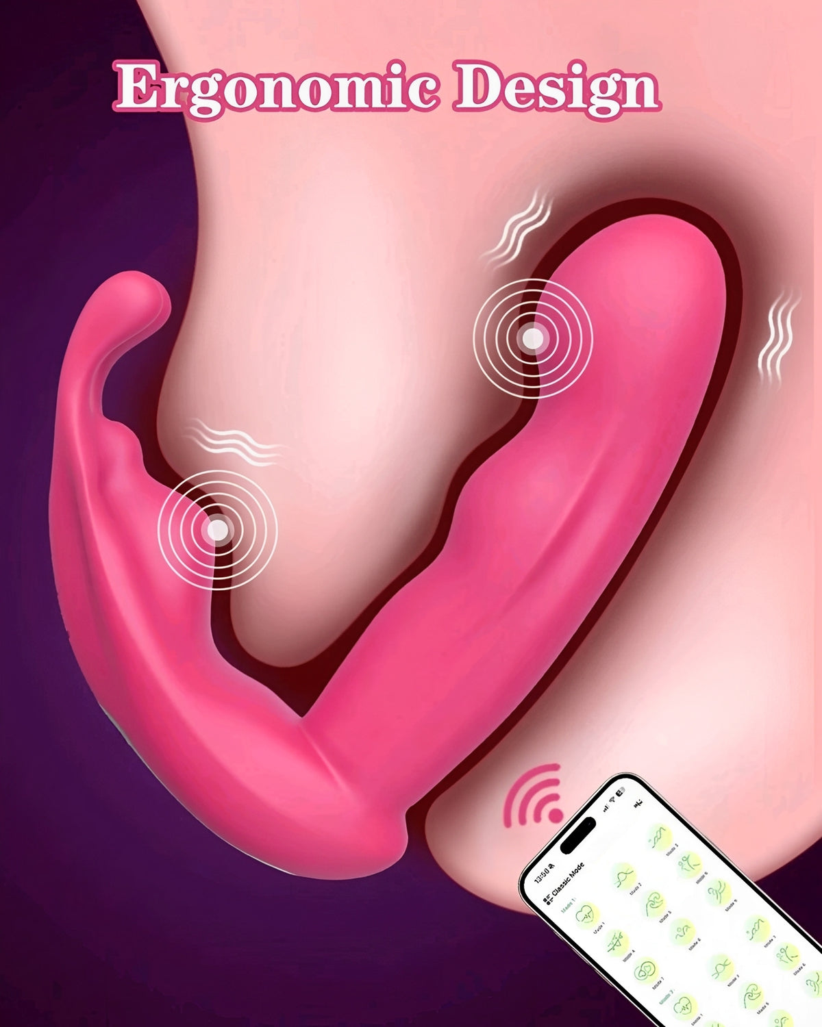 Acessório Vibrador Vestível com Controle por App – Estimulação Dupla com Discrição e Prazer Personalizado