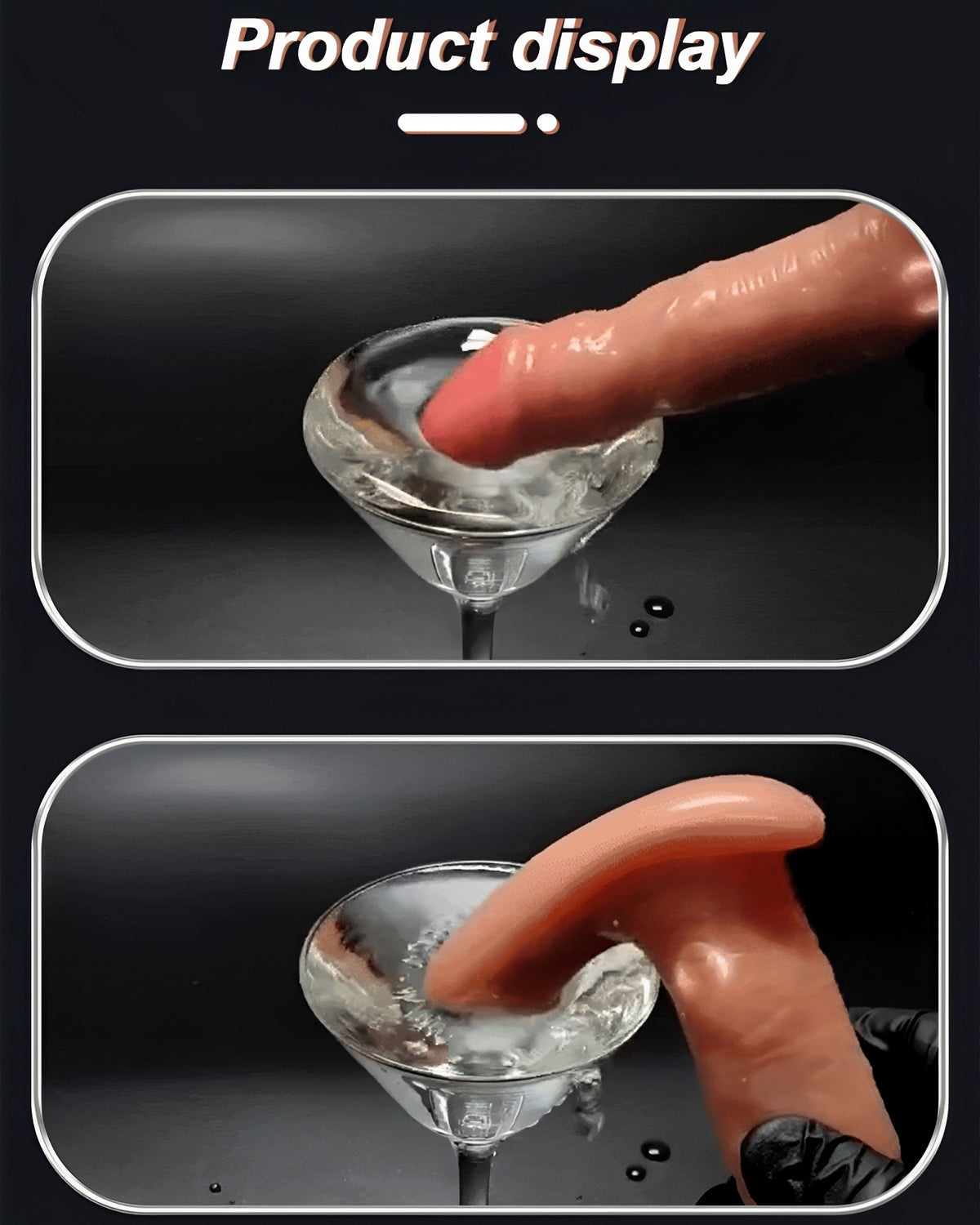 Vibrador Vestível com Movimento Telescópico e Vibração | Silicone Premium, 9 Modos e Alta Potência