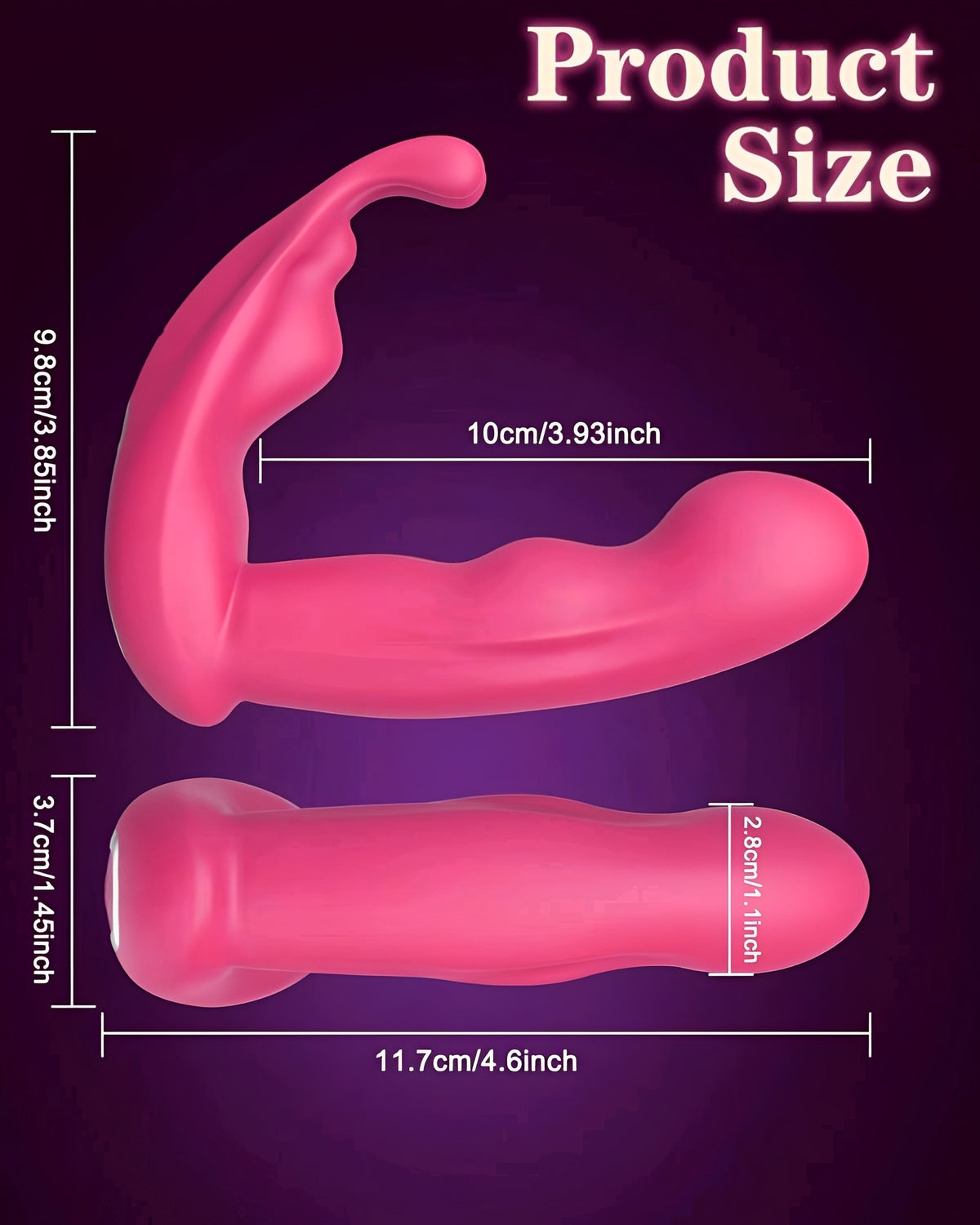 Acessório Vibrador Vestível com Controle por App – Estimulação Dupla com Discrição e Prazer Personalizado