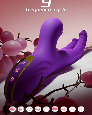 Vibrador 3 em 1 - com 10 modos de vibração - à prova d'água