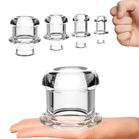 Plug Anal Oco Transparente – Treinador e Estimulador Íntimo com Design Confortável- 1 unidade