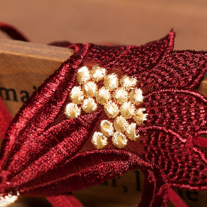 Calcinha Fio Dental com Pérolas em Renda Floral – Lingerie Sensual Feminina Luxo nas Cores Vermelho, Preto, Branco, Azul, Verde, Rosa e Roxo