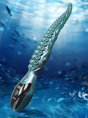 Vibrador Tentáculo com 9 Modos de Vibração - Silicone Premium, Recarga USB e Design Realista