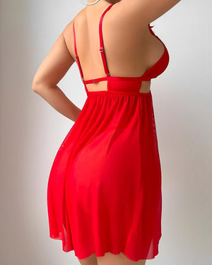 Camisola Transparente de Renda – Um Clássico Atemporal para Noites Memoráveis