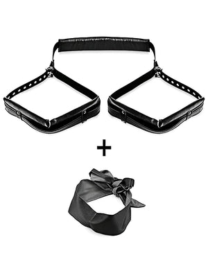 Kit BDSM com Cinta de Suspensão e Venda para Olhos – Liberdade para Explorar Fantasias